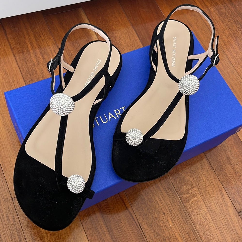 Stuart Weitzman Black Sandal